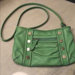 B. Makowsky green crossbody purse